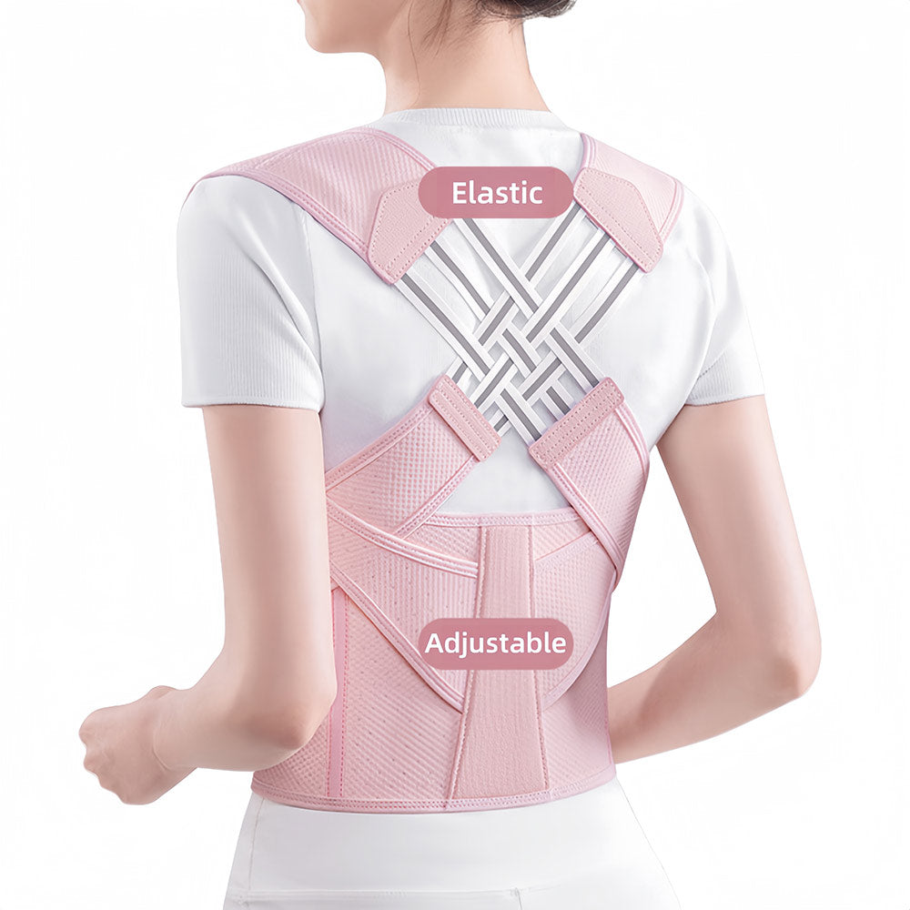 Correcteur de posture dorsal réglable – Améliore la posture et soutient les lombaires